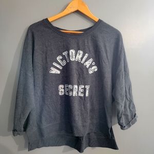 *DAMAGED* Victoria's Secret Cropped Sequin Sweatshirt
